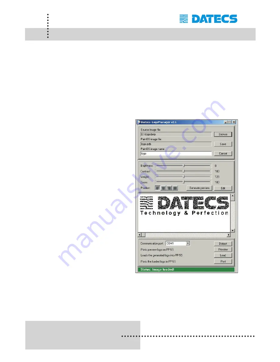 Datecs PP-55 User Manual Download Page 35