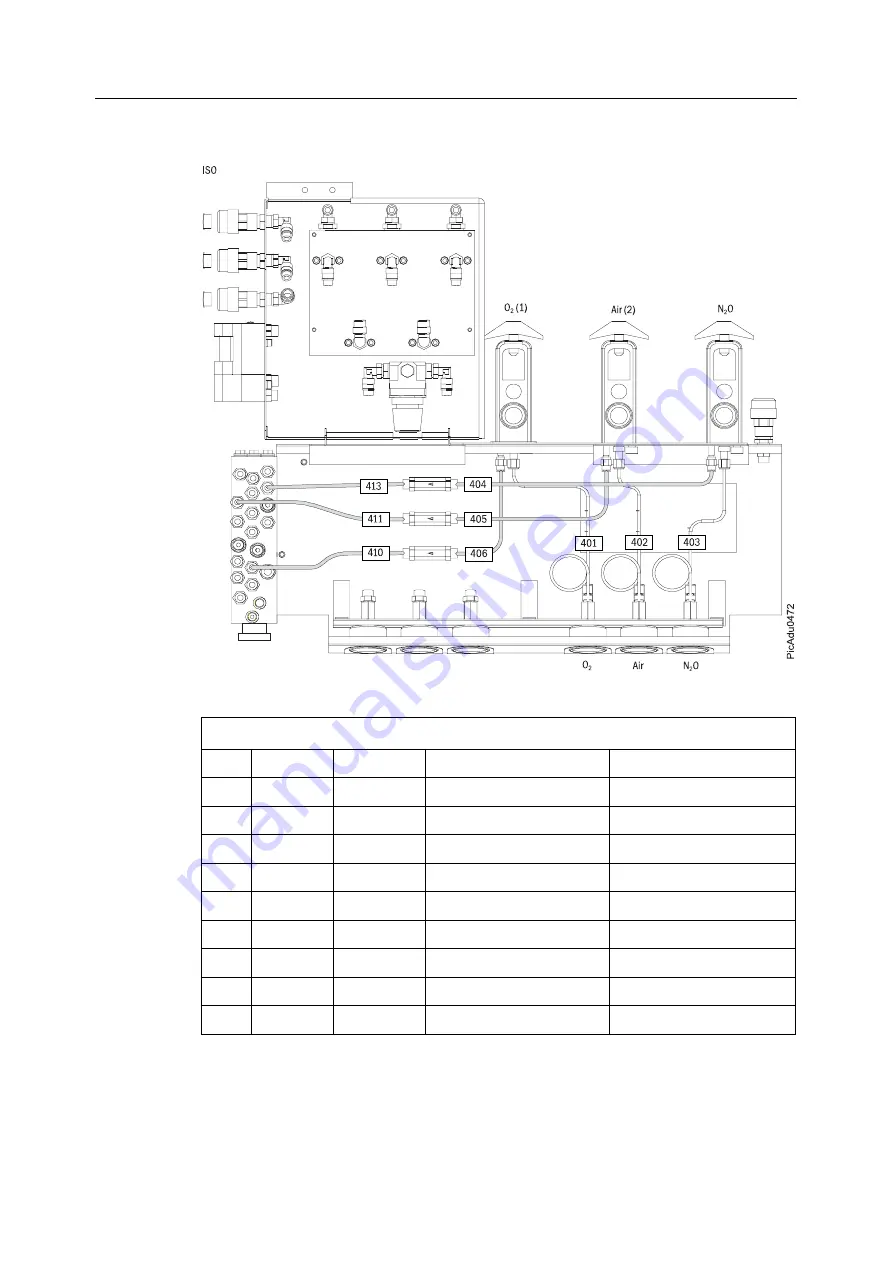 Datex-Ohmeda Anesthesia Delivery Unit S/5 Technical Reference Manual Download Page 180