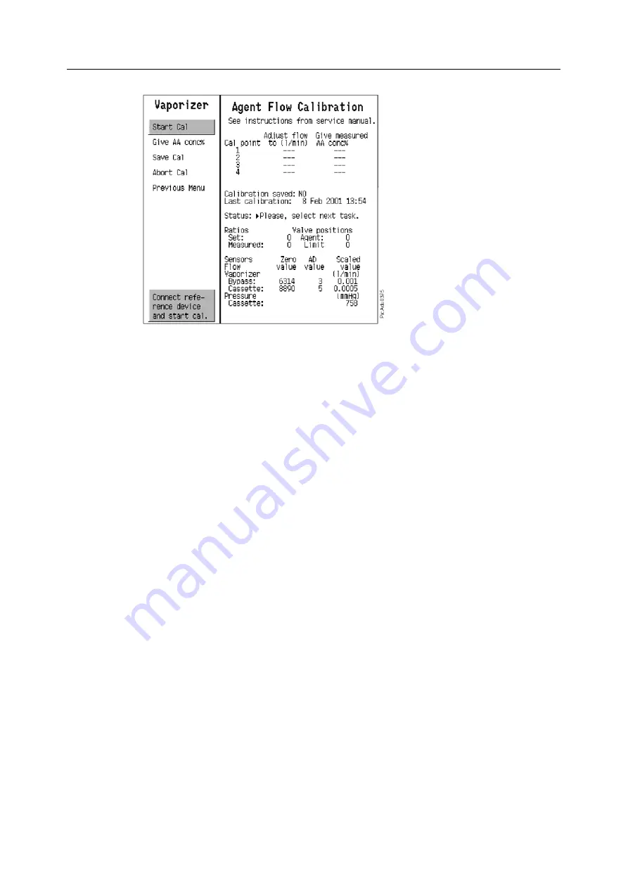 Datex-Ohmeda Anesthesia Delivery Unit S/5 Technical Reference Manual Download Page 275