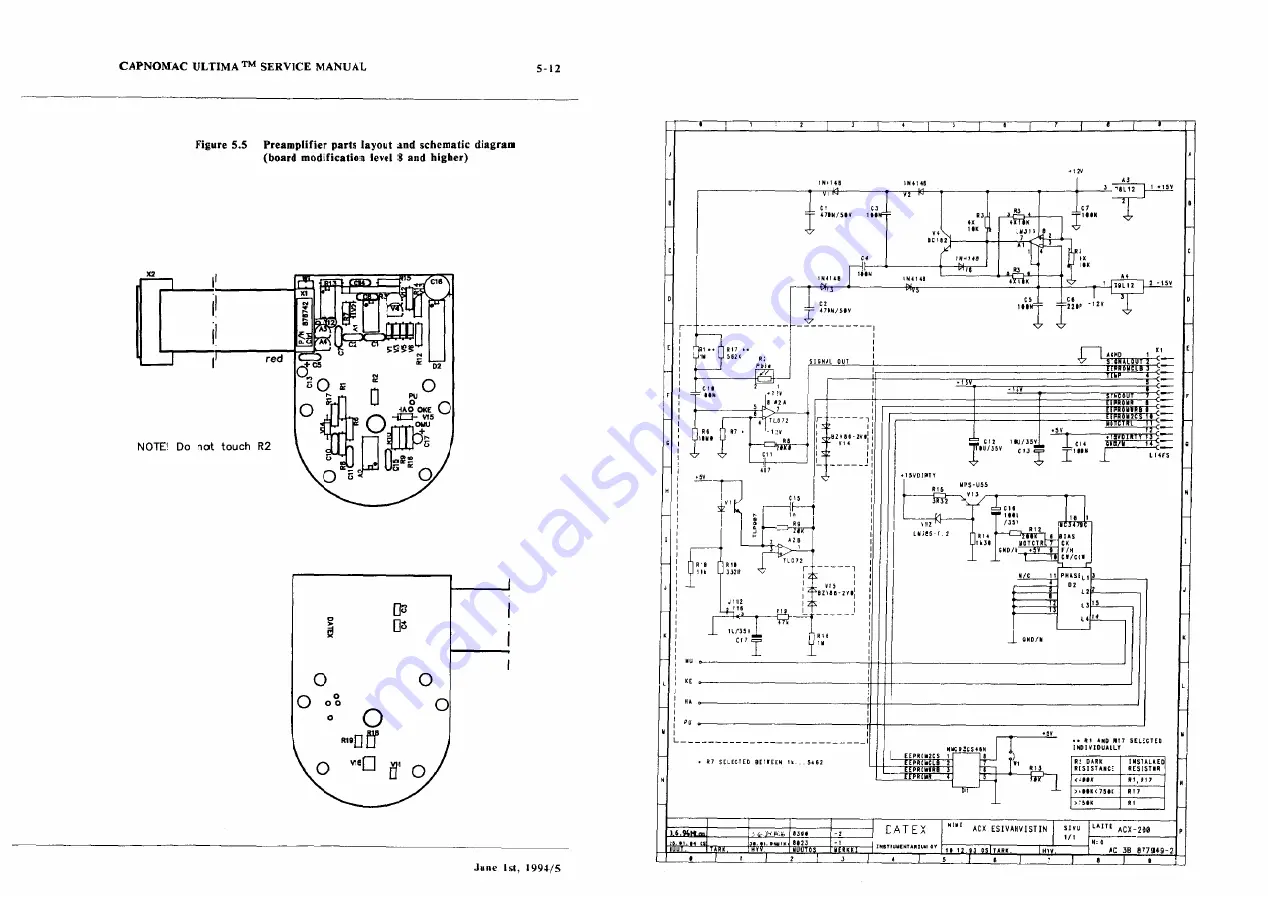 Datex-Ohmeda CAPNOMAC ULTIMA Service Manual Download Page 60