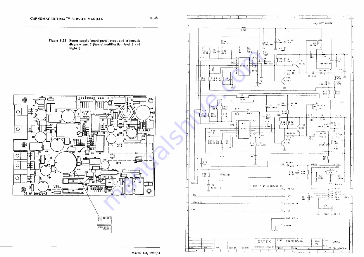 Datex-Ohmeda CAPNOMAC ULTIMA Service Manual Download Page 87