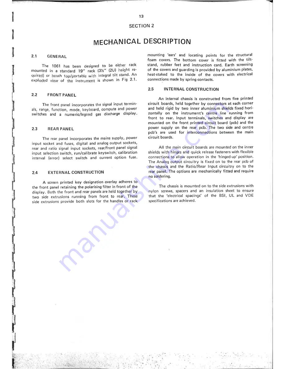 Datron 1061 Calibration And Servicing Handbook Download Page 21