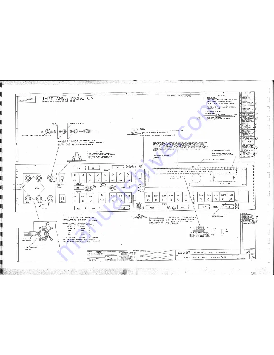 Datron 1061 Calibration And Servicing Handbook Download Page 144