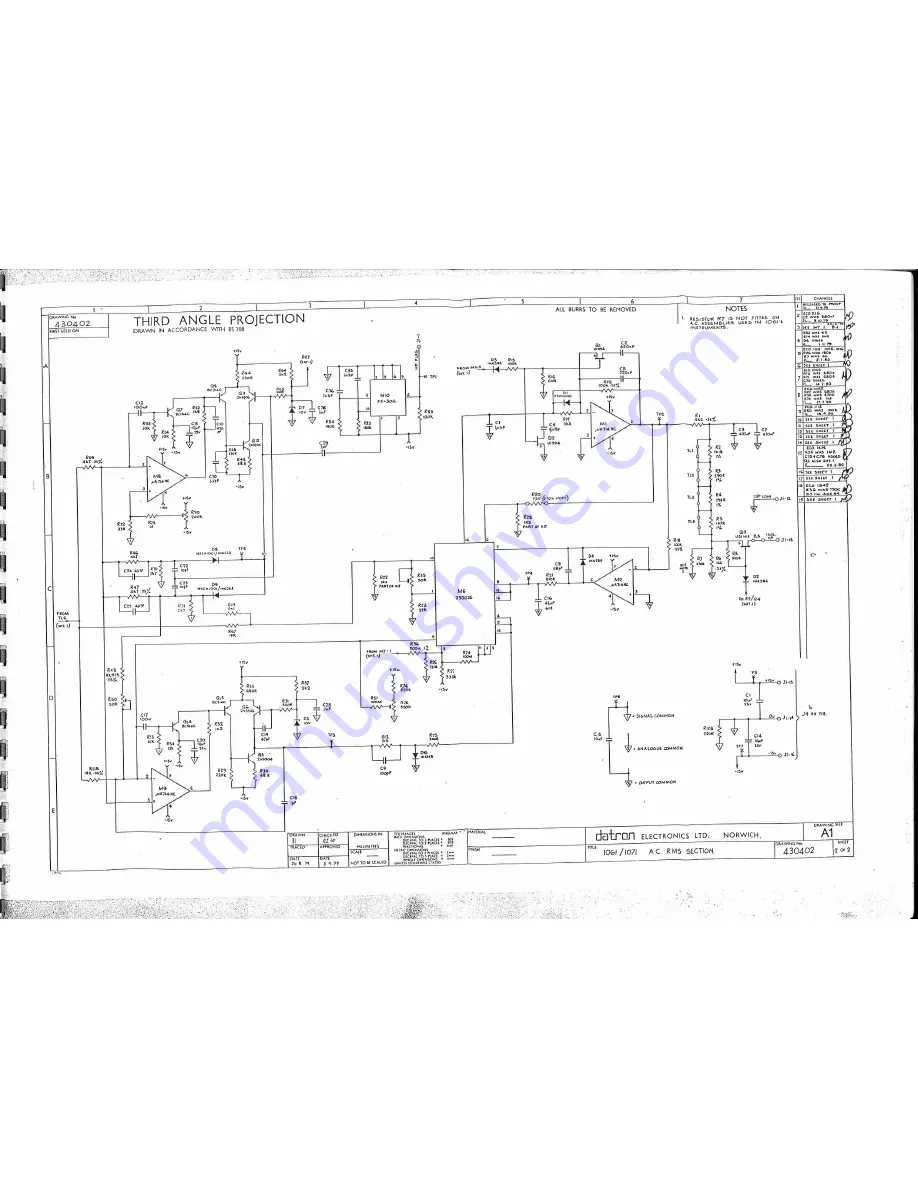 Datron 1061 Calibration And Servicing Handbook Download Page 190