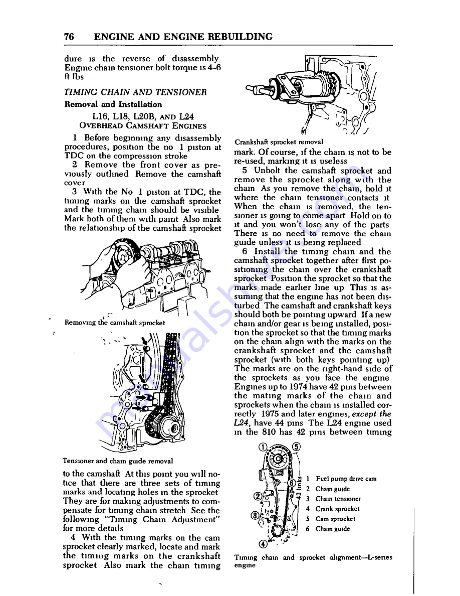 Datsun 1973 510 Repair Manual Download Page 82