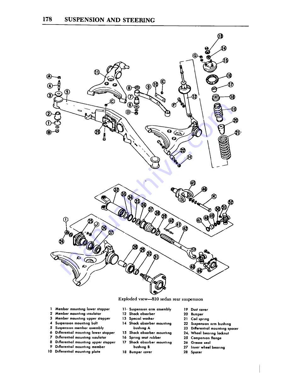 Datsun 1973 510 Скачать руководство пользователя страница 184