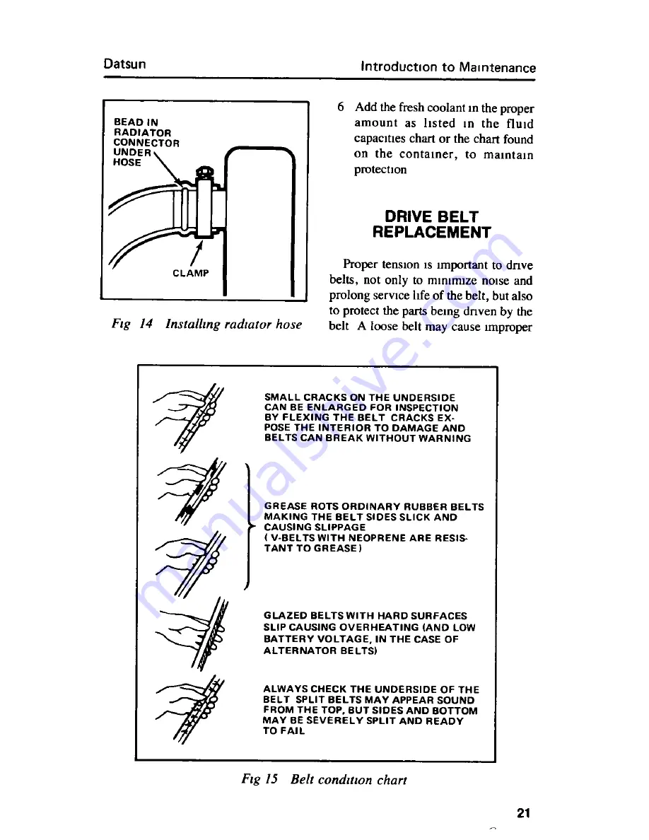 Datsun B210 Car Care Manual Download Page 24