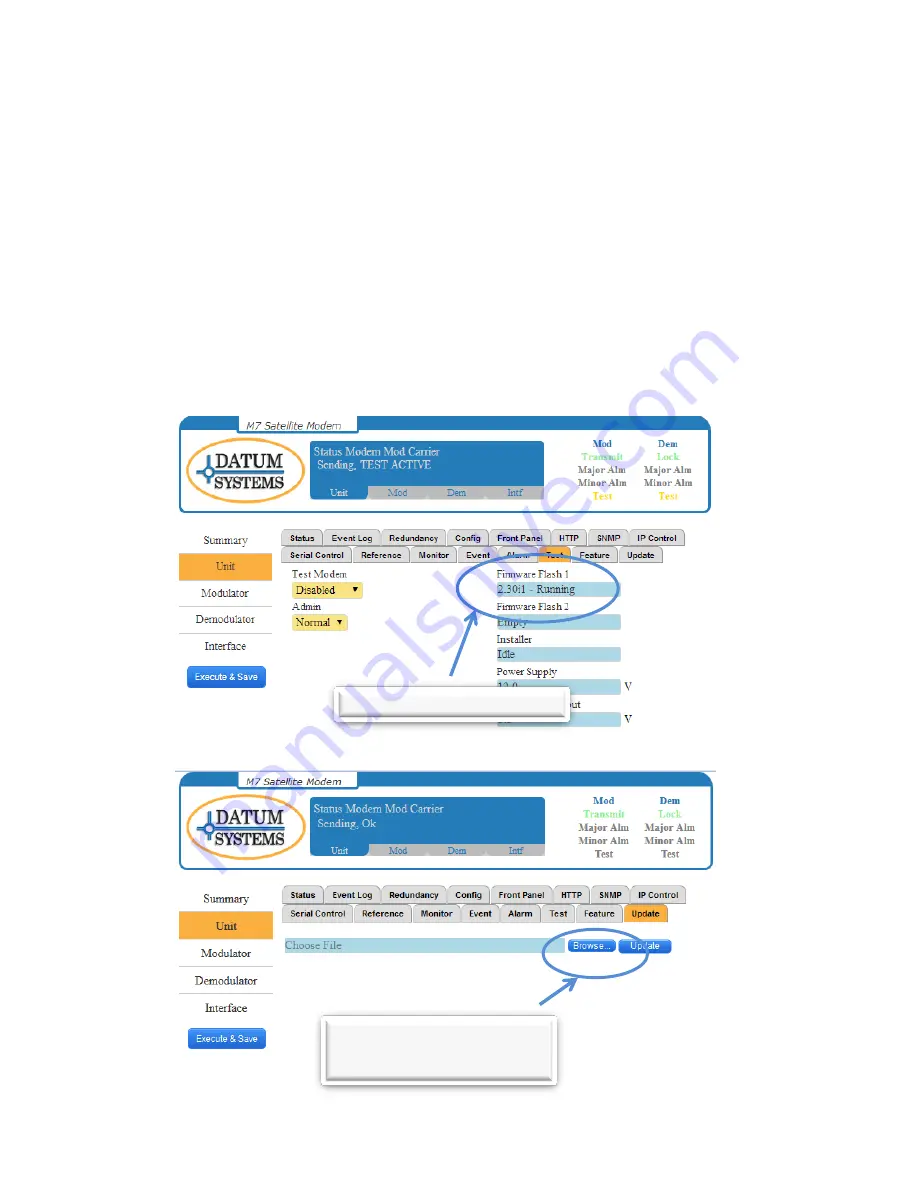 Datum Systems M7 Series Installation And Operation Manual Download Page 178