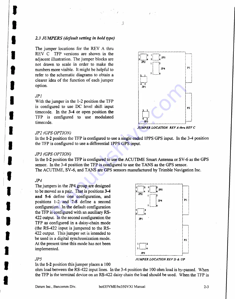 Datum bc635VME Скачать руководство пользователя страница 12