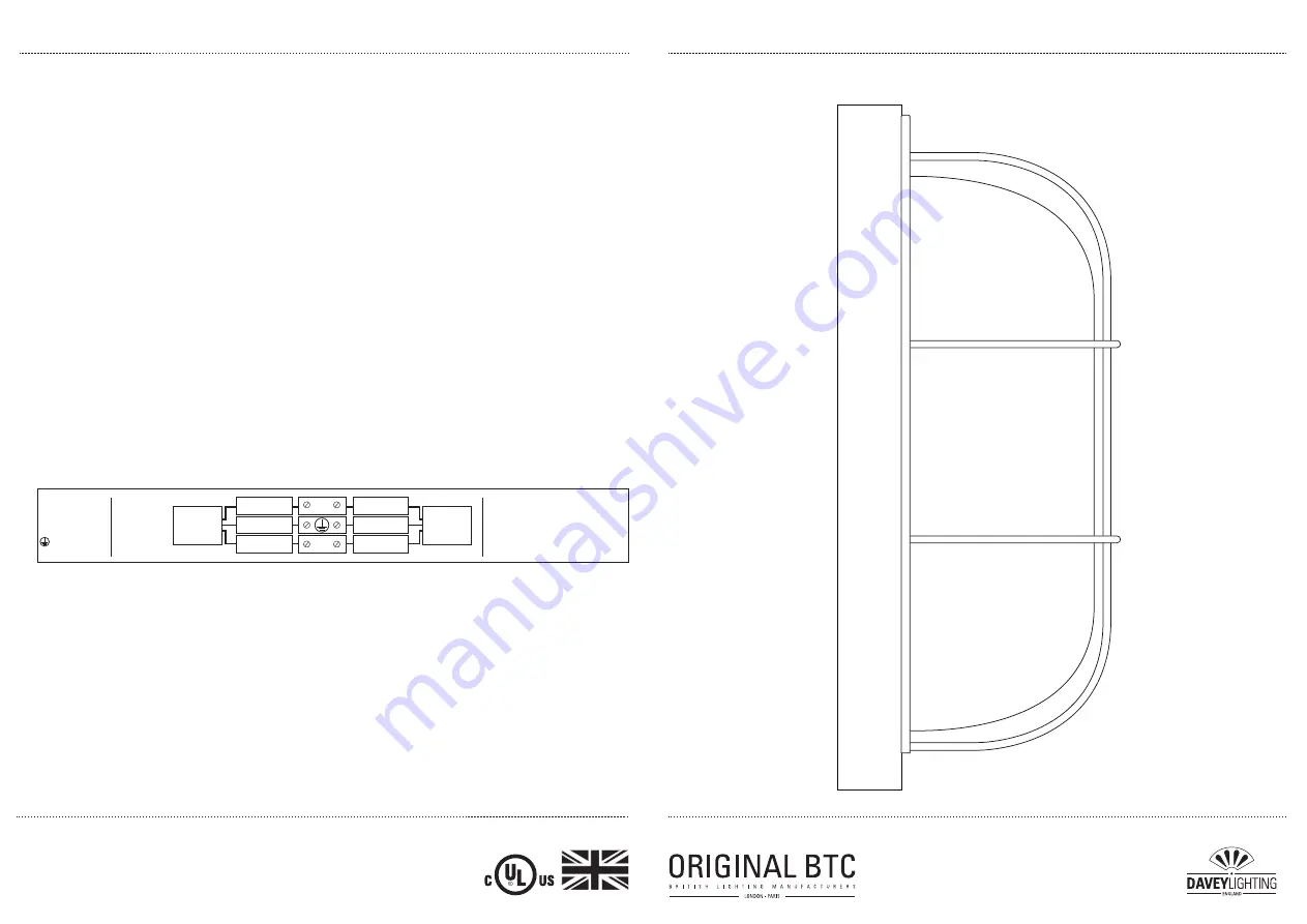 Davey Lighting Original BTC US-DP7001 Скачать руководство пользователя страница 1