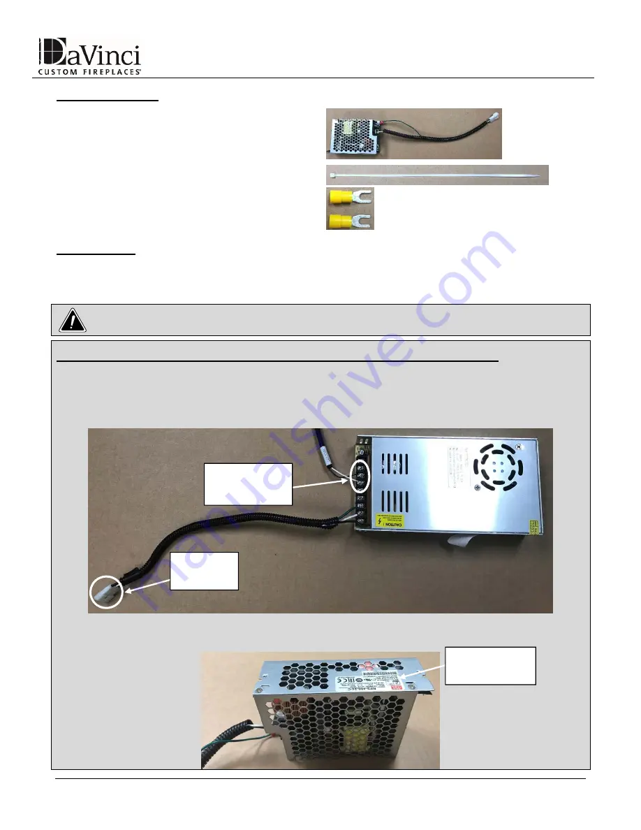 DaVinci 250-04942 Quick Start Manual Download Page 1