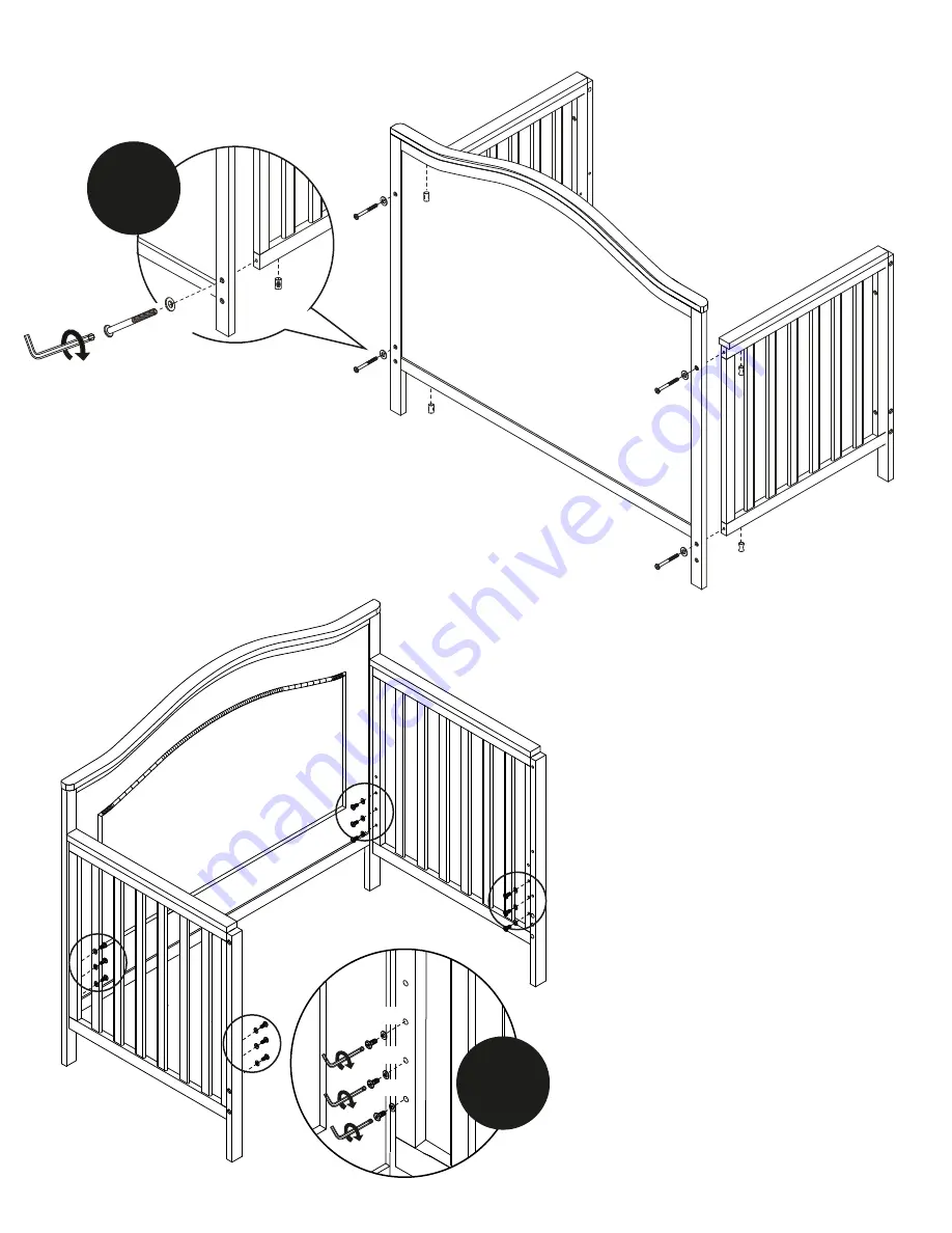 DaVinci Charlie 12801 Assembly Instructions Manual Download Page 5