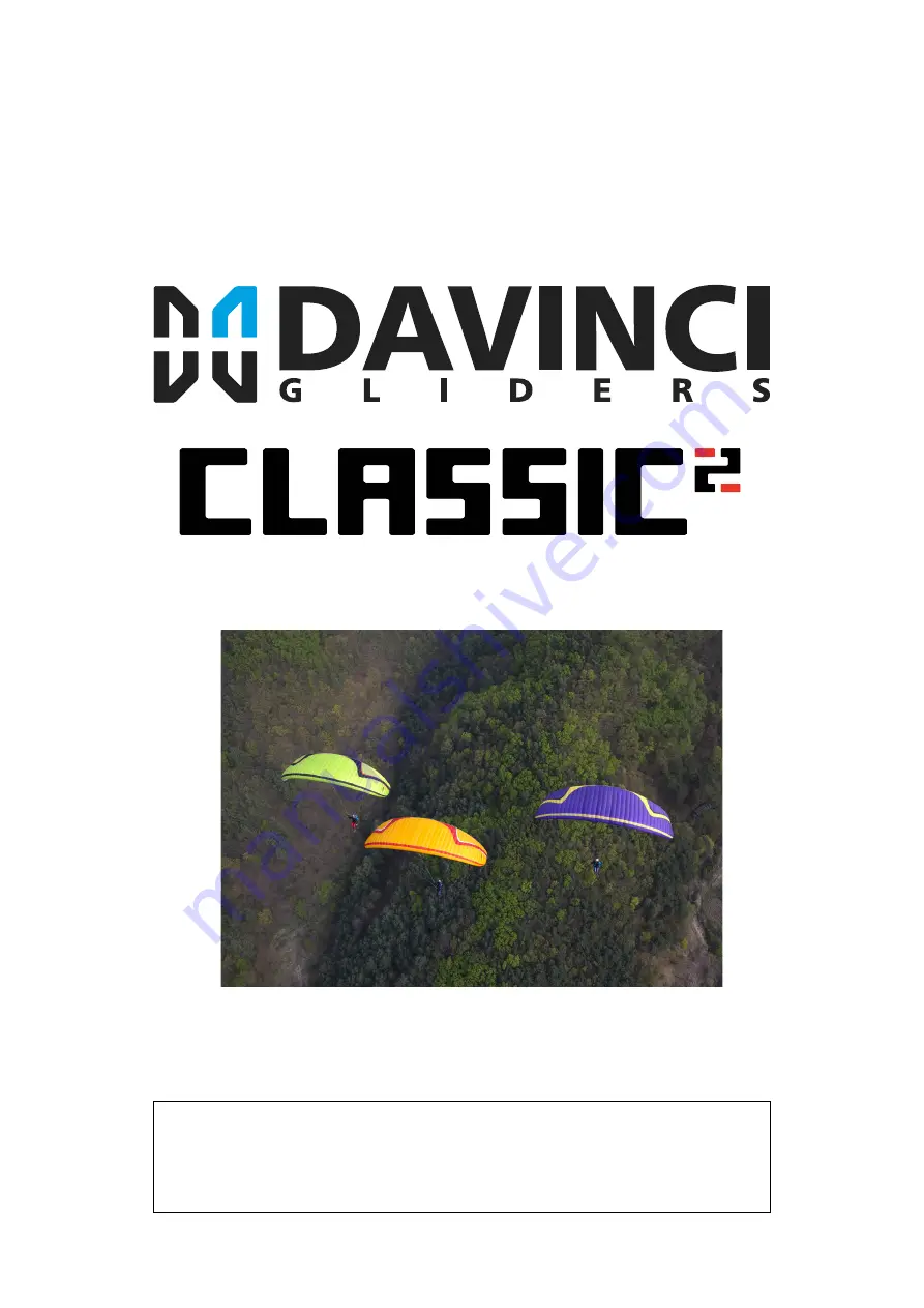 DaVinci CLASSIC 2 Manual Download Page 1