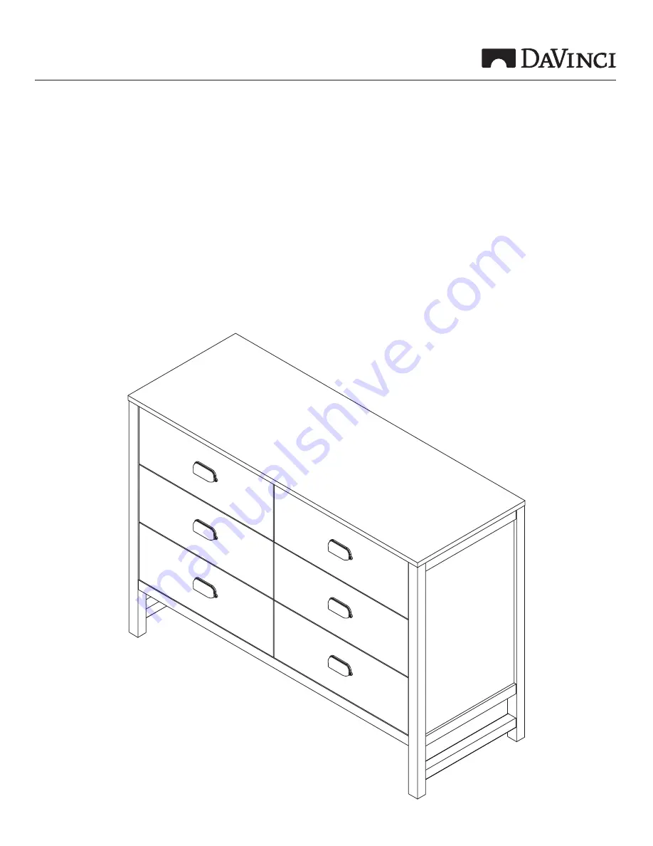 DaVinci Fairway 13516 Assembly Instructions Manual Download Page 1