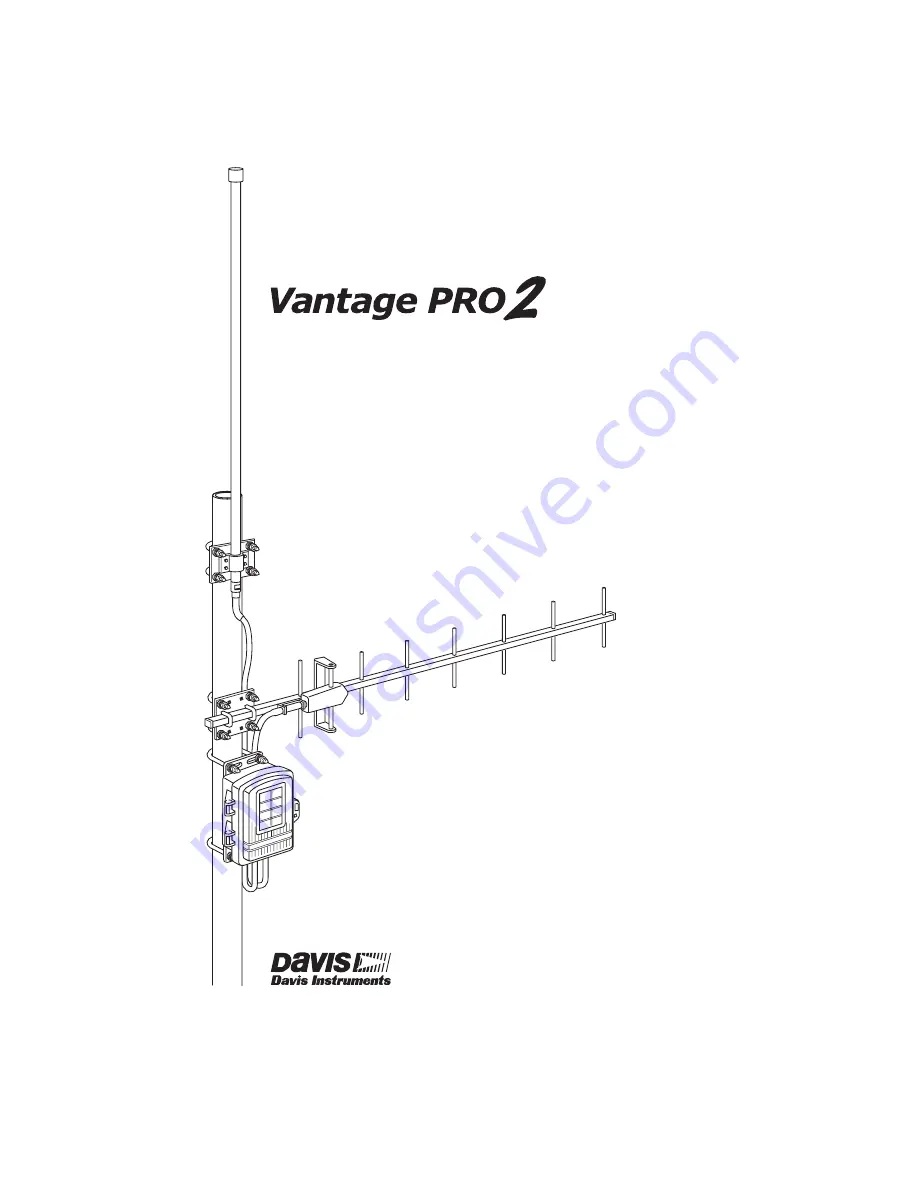 Davis Instruments Long-Range Repeater Installation Manual Download Page 1