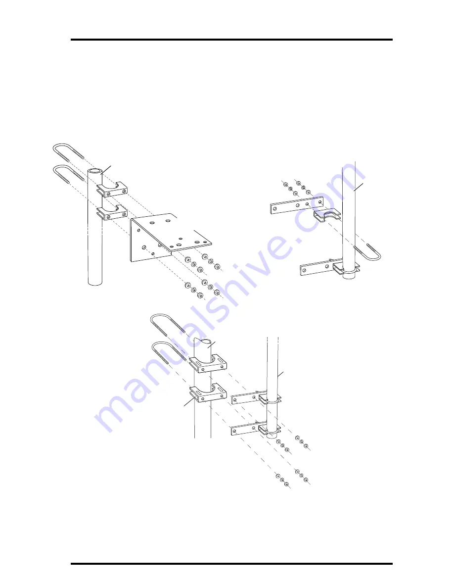 DAVIS Antenna Mast-Mount Kit Скачать руководство пользователя страница 3