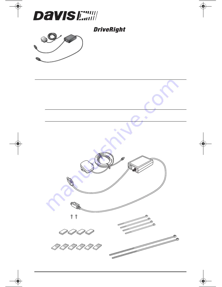 DAVIS GPS Module Installation Manual Download Page 1