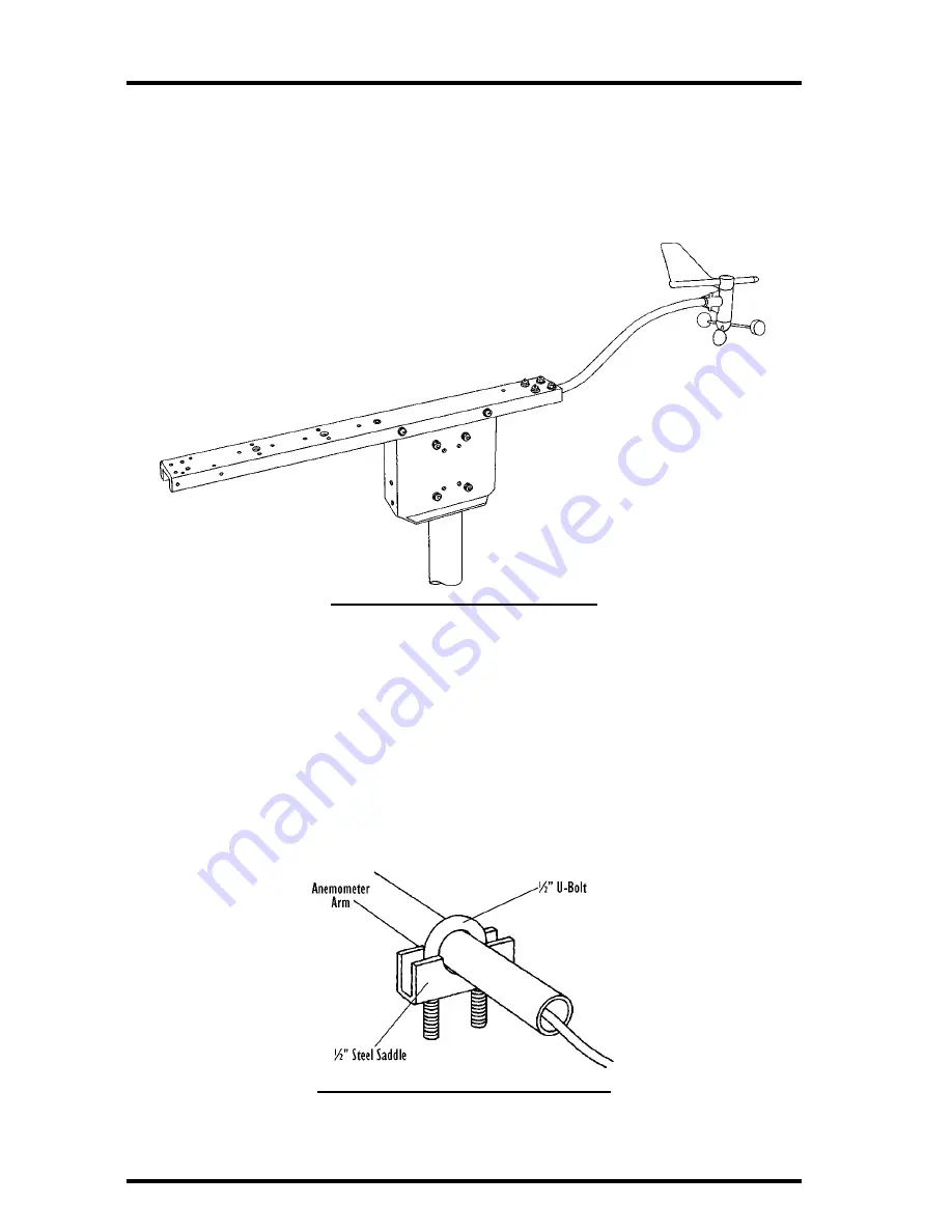 DAVIS Sensor Mounting Arm Install Manual Download Page 6