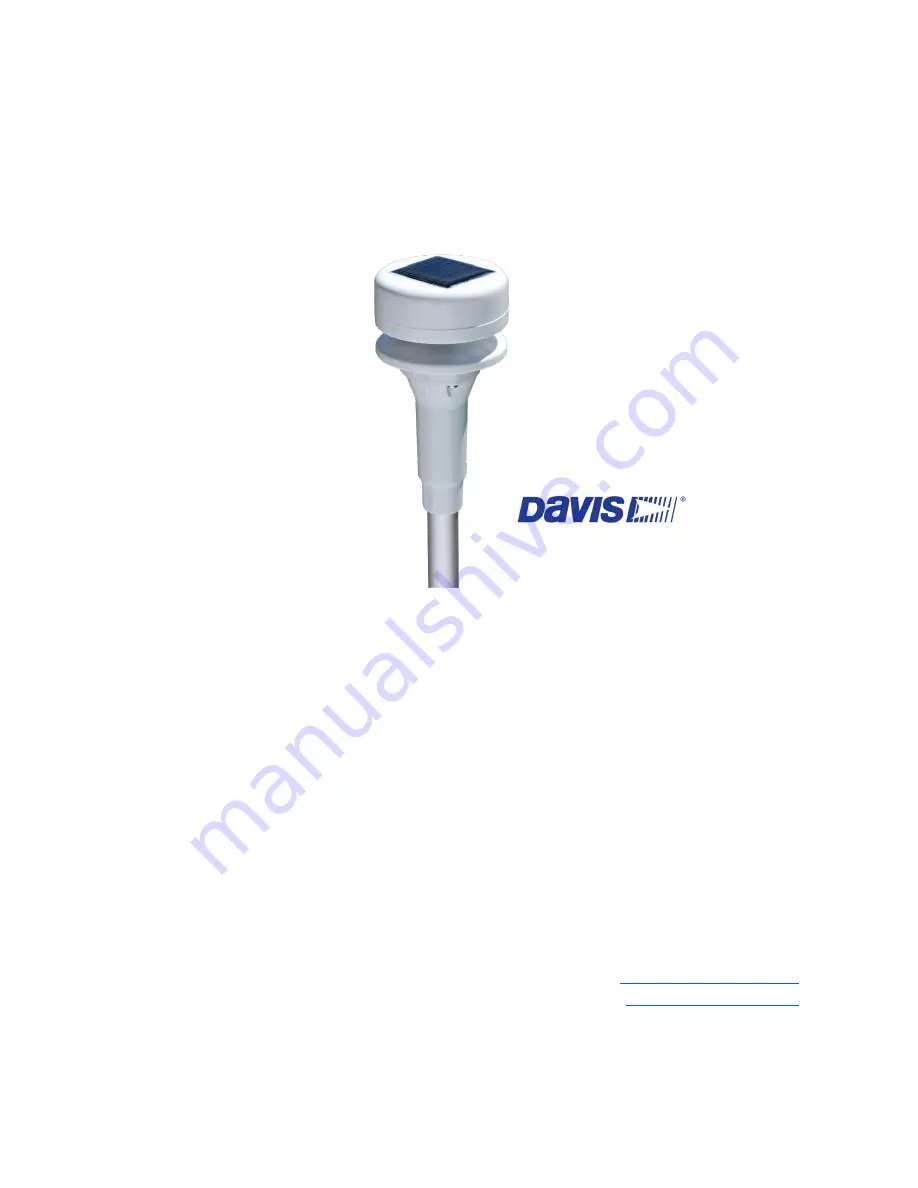 DAVIS SONIC-ANEMO-DZP Скачать руководство пользователя страница 1