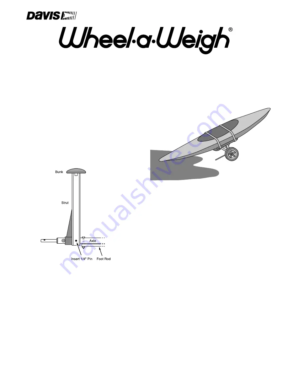 DAVIS Wheel-a-Weigh 1471 Скачать руководство пользователя страница 1