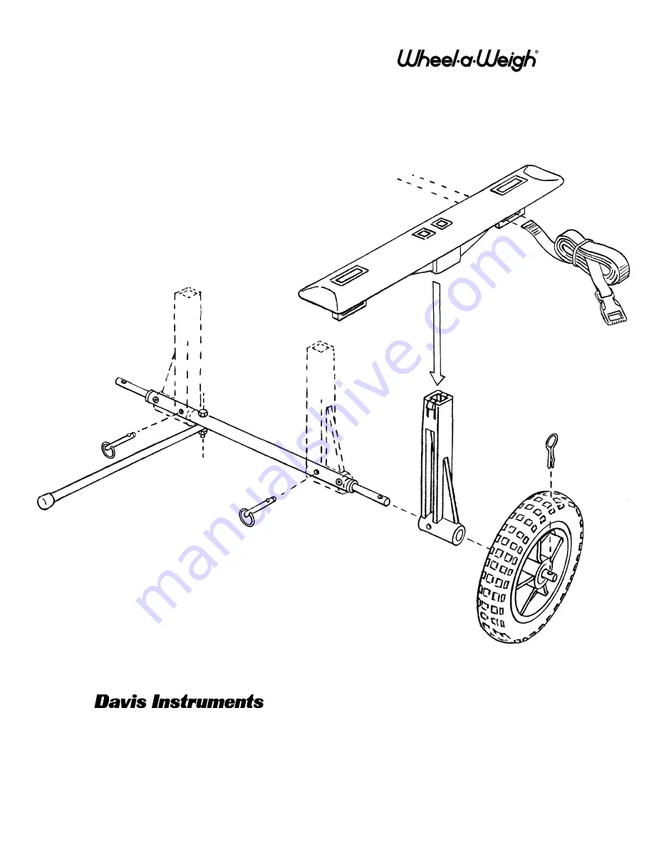 DAVIS Wheel-a-Weigh 1471 Скачать руководство пользователя страница 2