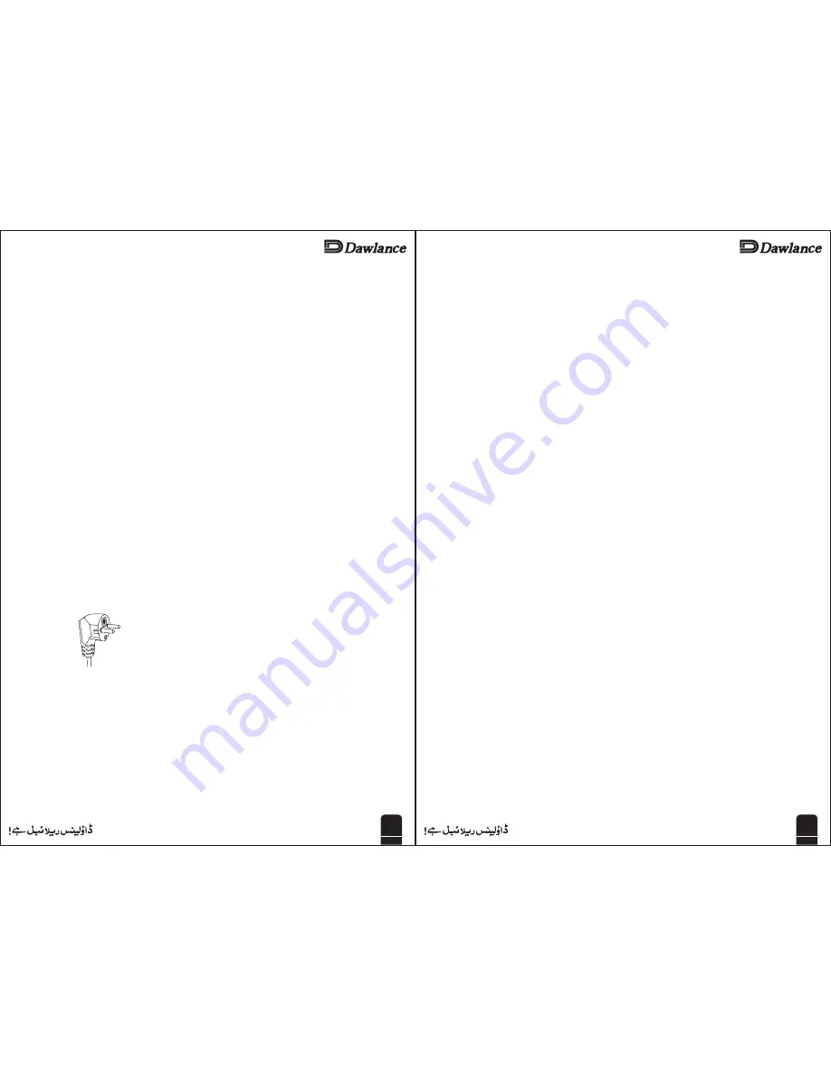 Dawlance DW-295 Instruction Manual Download Page 3