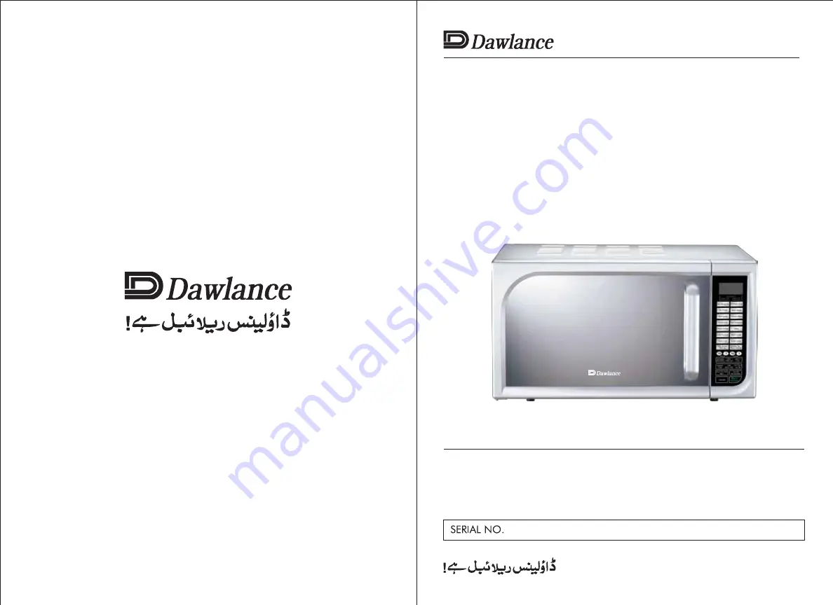 Dawlance DW 380 C Owner'S Manual Download Page 1