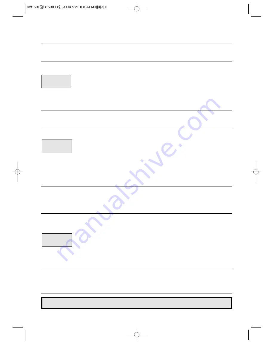 Dawlance DW-631 Operating Instructions Manual Download Page 12