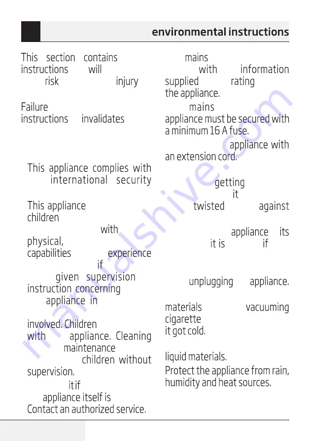 Dawlance DWVC-6724 User Manual Download Page 4