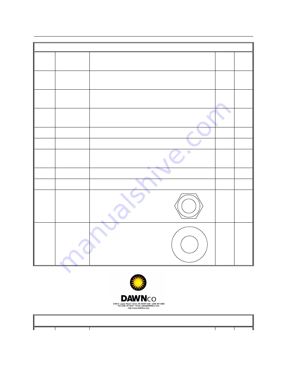 Dawnco P37F Installation Manual Download Page 7