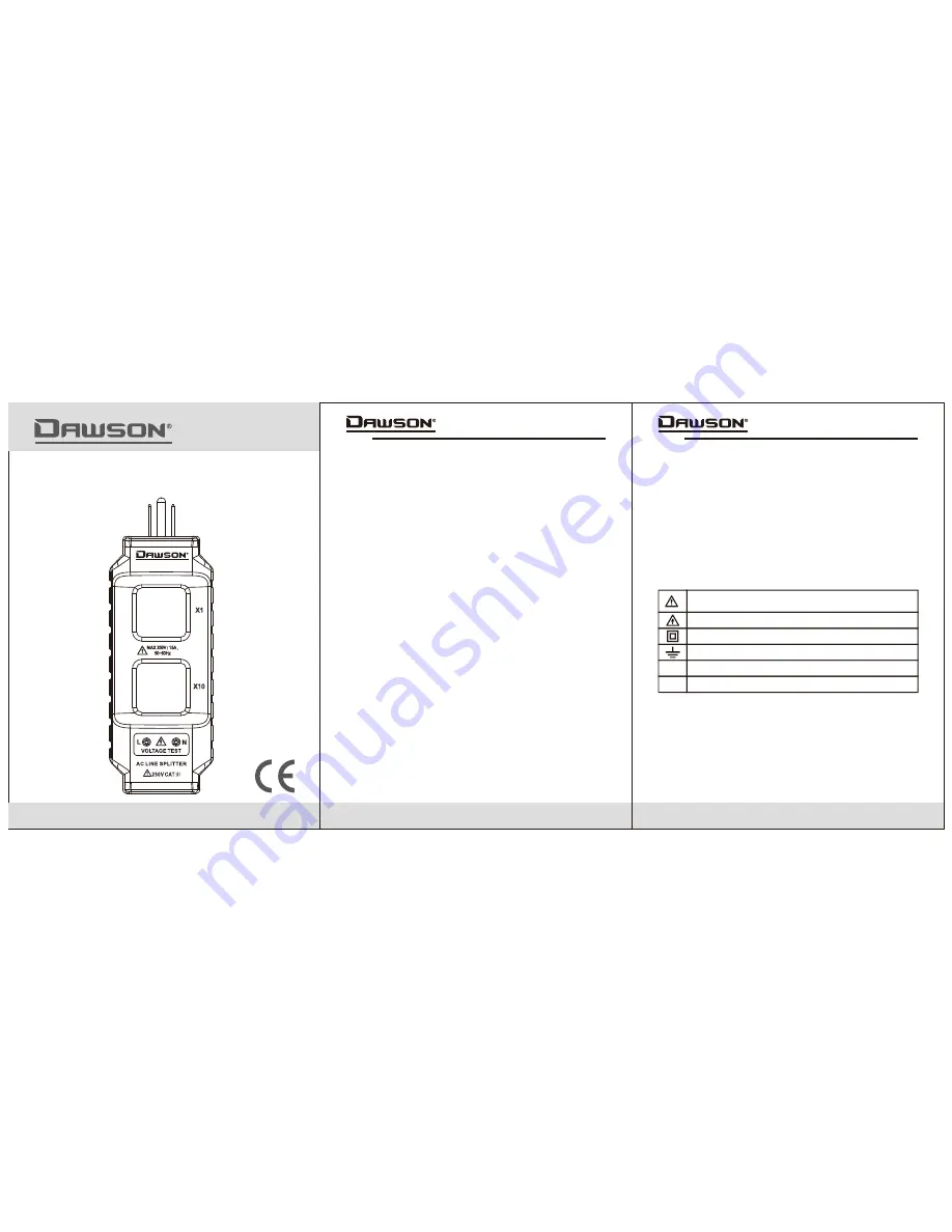 Dawson DZA50 User Manual Download Page 1