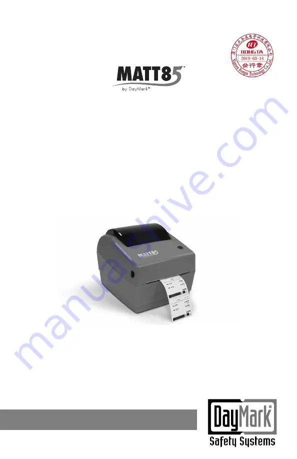 Daymak MATT85 3504 Manual Download Page 1