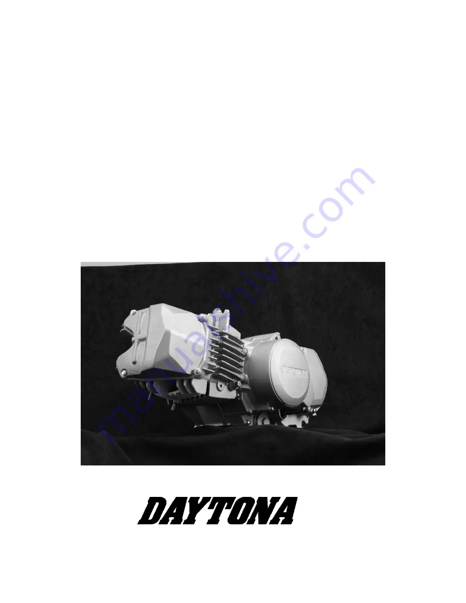 Daytona ANIMA 150FDX Owner'S Manual Download Page 1