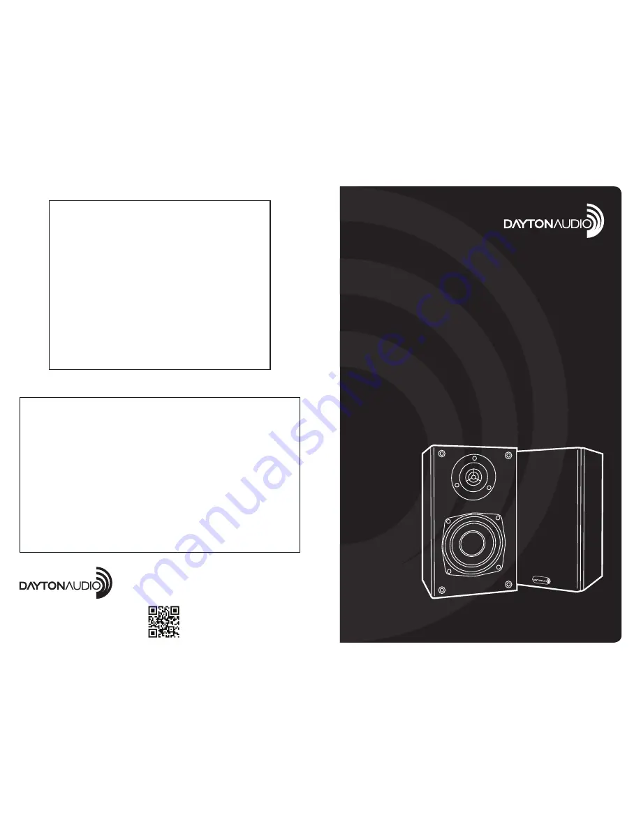 DaytonAudio B452 User Manual Download Page 1