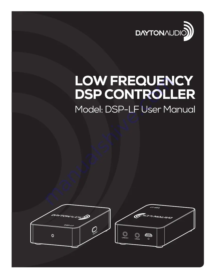 DaytonAudio DSP-LF User Manual Download Page 1