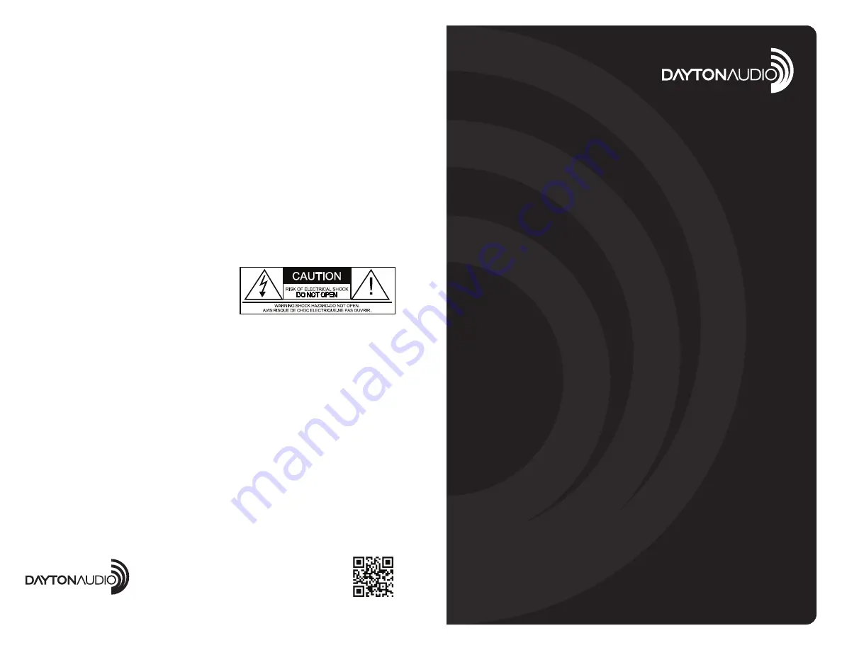 DaytonAudio HTA100BT User Manual Download Page 1