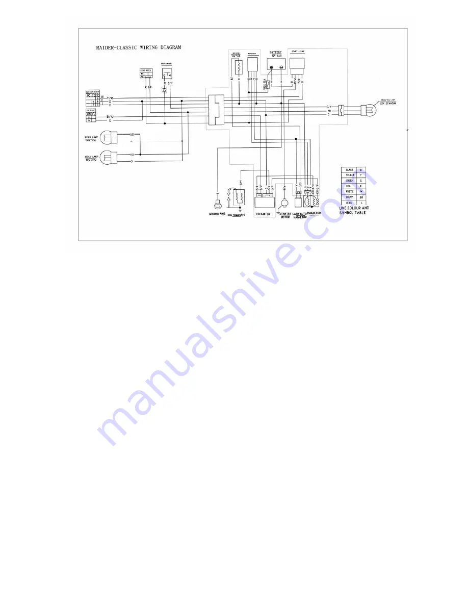 Dazon Raider Classic 150 Owner'S Manual Download Page 44