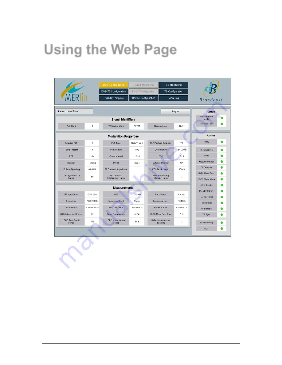 dB Broadcast MERlin Manual Download Page 16