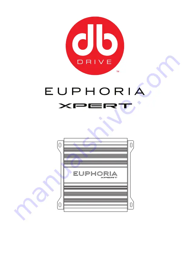 DB Drive EUPHORIA XPERT EX1K Скачать руководство пользователя страница 1