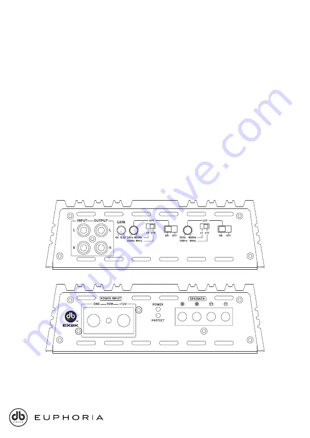 DB Drive EUPHORIA XPERT EX1K User Manual Download Page 2