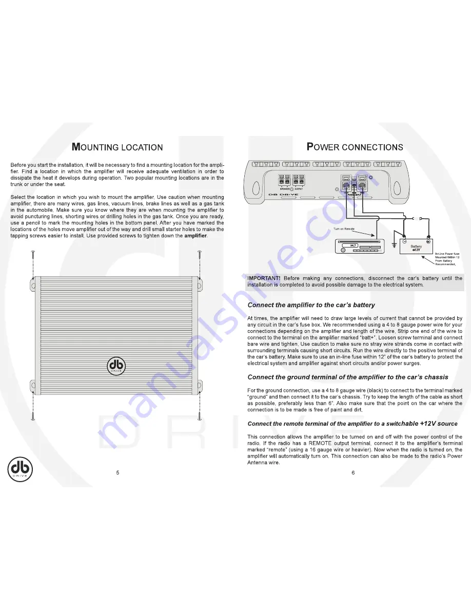 DB Drive Okur A6 800.4 Скачать руководство пользователя страница 4