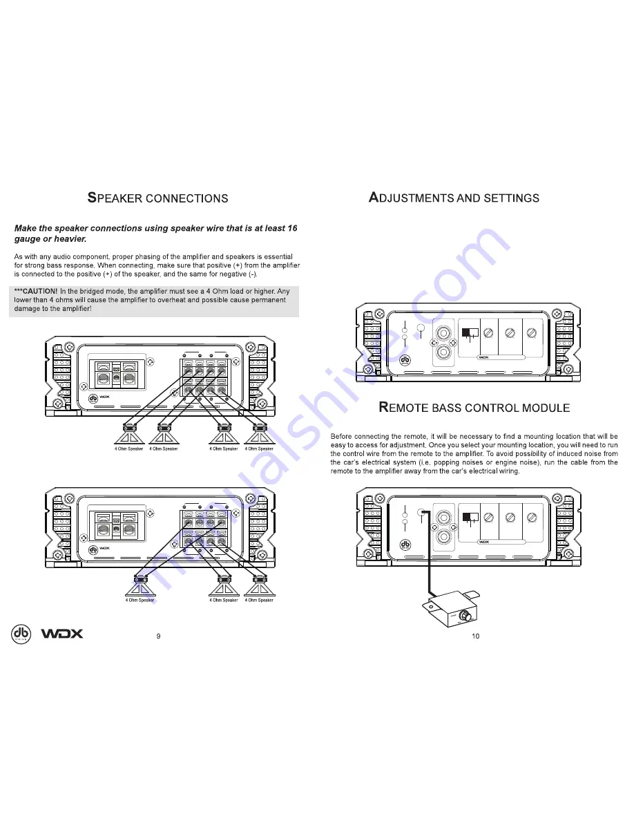 DB Drive WDX300.4 Скачать руководство пользователя страница 6