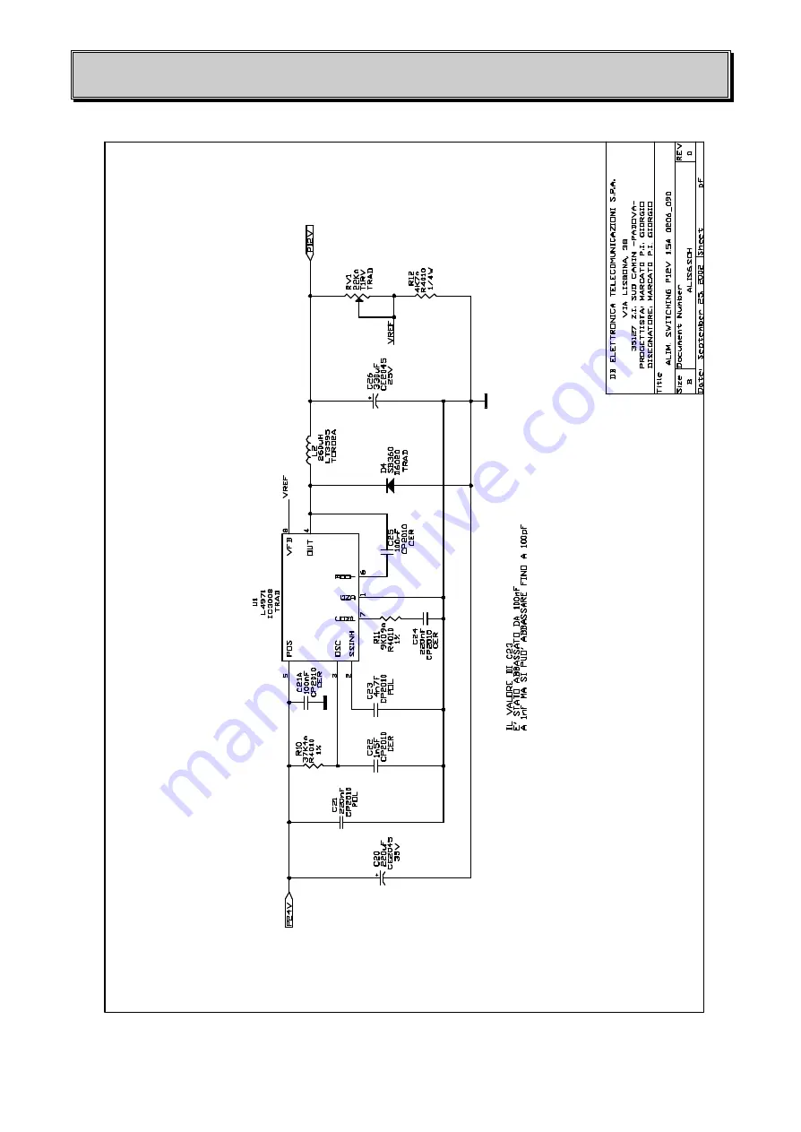 DB Elettronica Telecomunicazioni KCL 30 SY User Manual Download Page 20