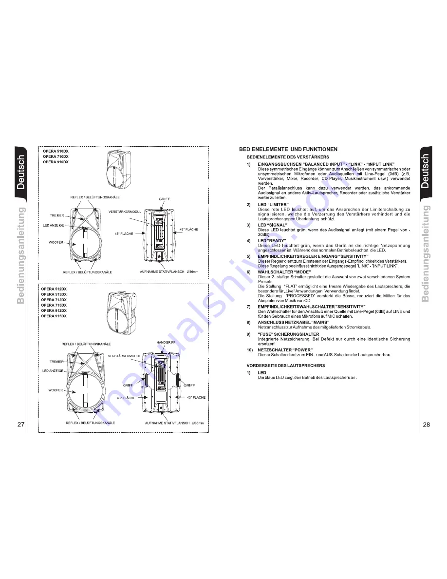 dB Technologies 715DX User Manual Download Page 15