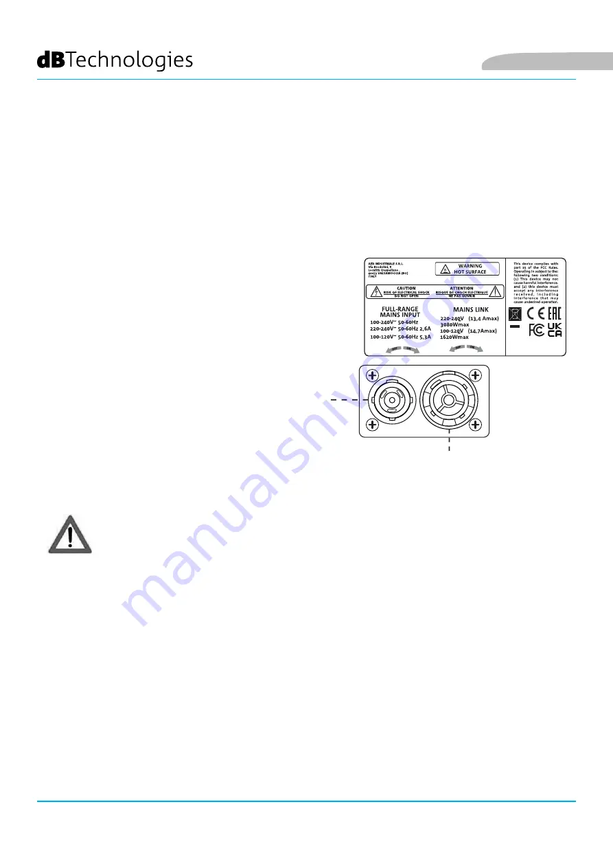 dB Technologies FIFTY Series User Manual Download Page 32