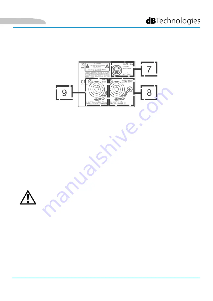 dB Technologies LVX XM15 User Manual Download Page 9