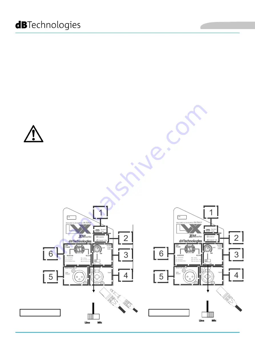 dB Technologies LVX XM15 User Manual Download Page 82