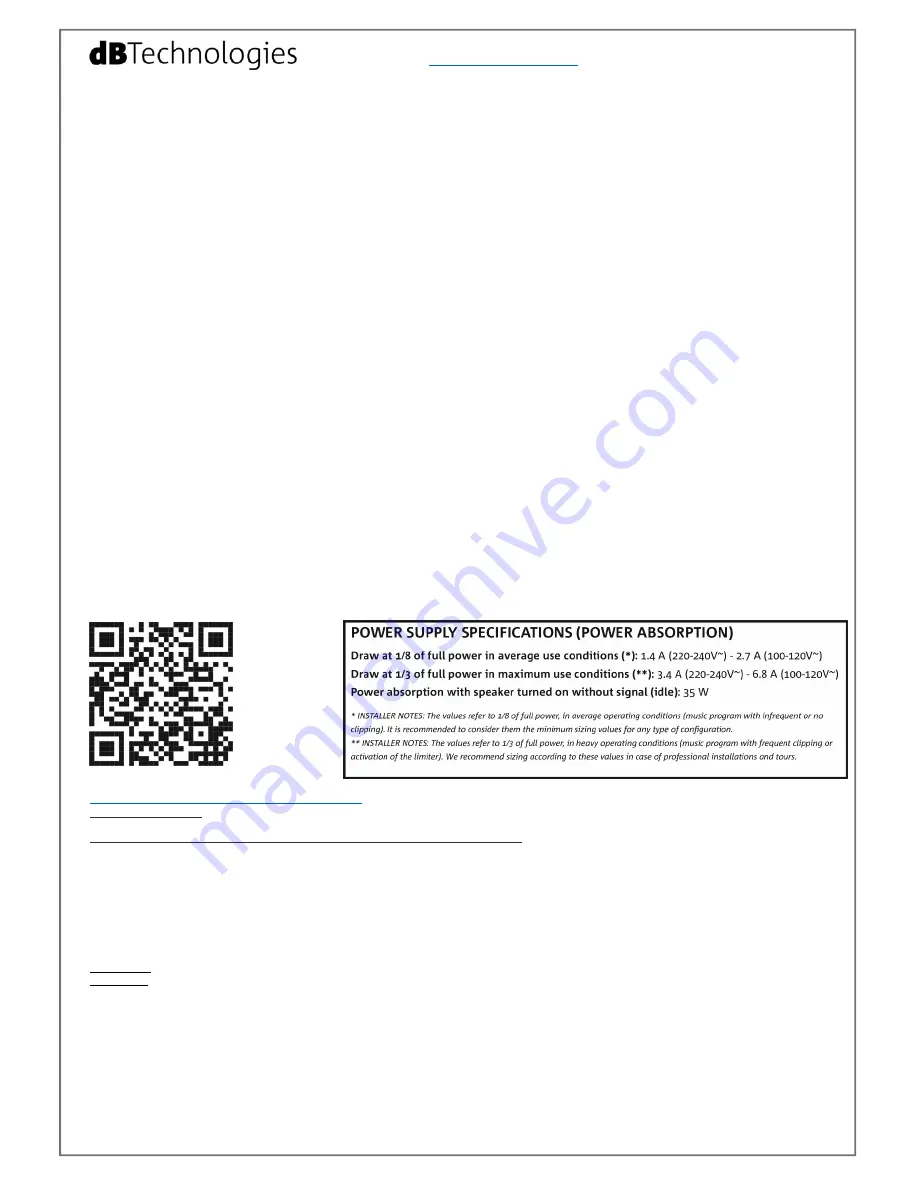 dB Technologies VIO S118R Quick Start User Manual Download Page 4