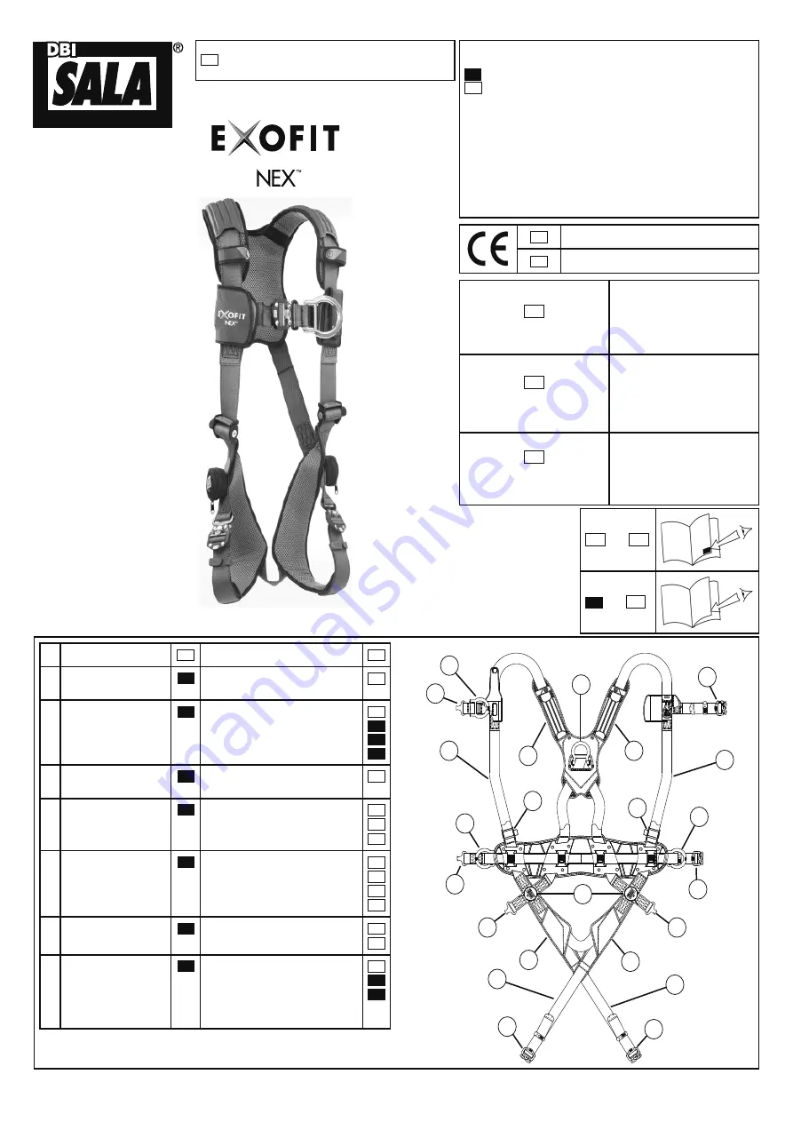 DBI SALA EXOFIT NEX Series Скачать руководство пользователя страница 1