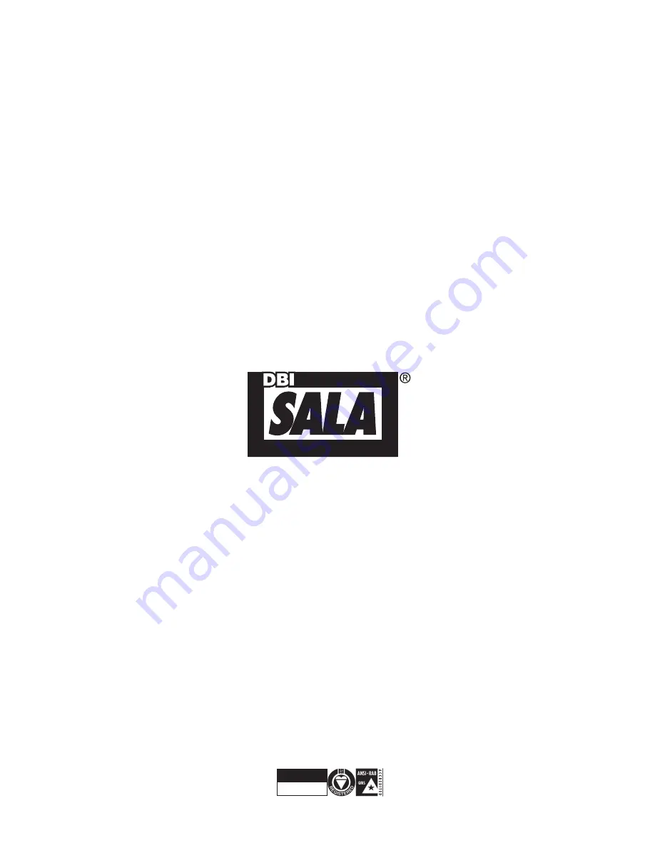 DBI SALA Nano-Lock 3101614 Instruction Manual Download Page 24